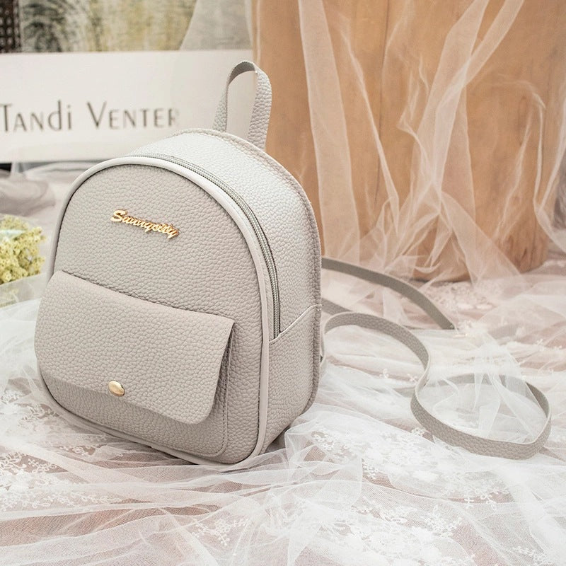 Wholesale PU Letter Logo Backpack
